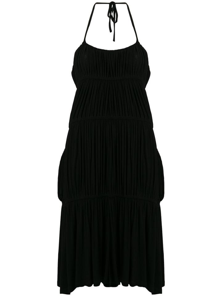 6397 Halterneck Midi Dress - Black