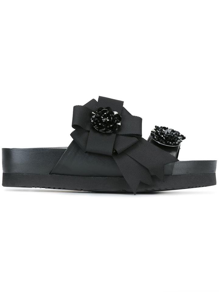 Suecomma Bonnie Embellished Bow Detail Sandals