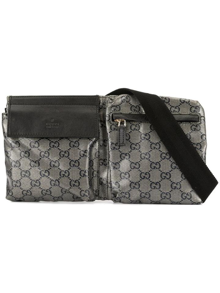 Gucci Pre-owned Gg Pattern Bum Bag - Yellow