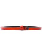 Haider Ackermann - Thin Belt - Women - Leather - One Size, Red, Leather