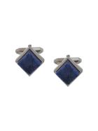 Lanvin Stone Diamond Cufflinks - Blue