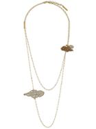 Marc Jacobs Cloud Charm Layered Necklace, Women's, Metallic