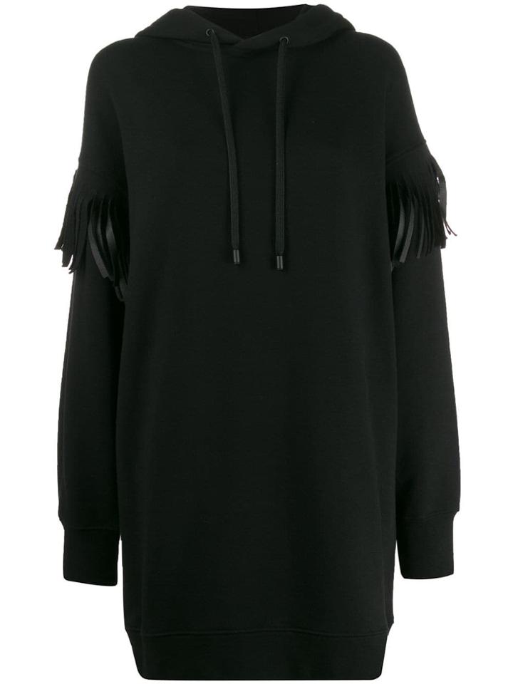 Maison Margiela Fringed Hoodie - Black