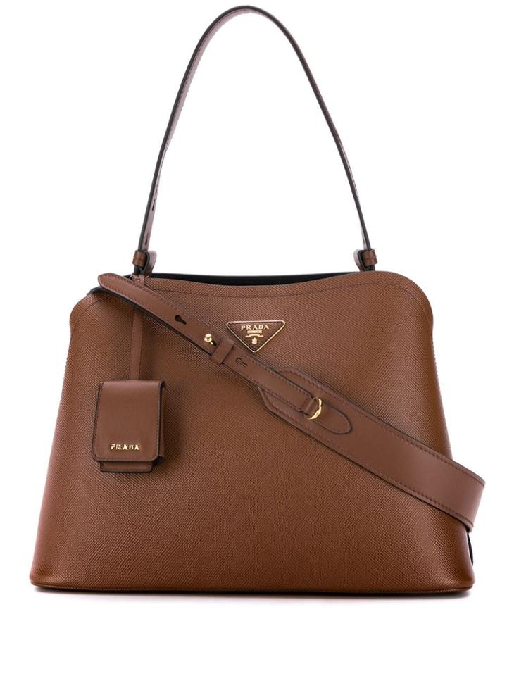 Prada Promenade Tote Bag - Brown