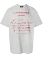 Raf Simons Sponsor Print T-shirt - Grey