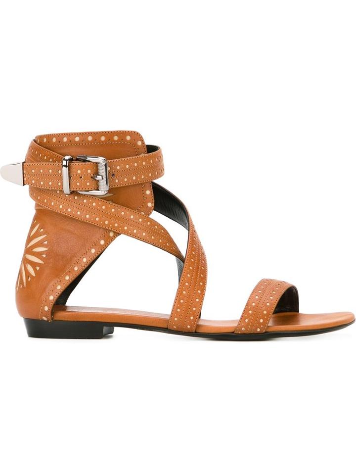 Barbara Bui Buckled Strap Sandals