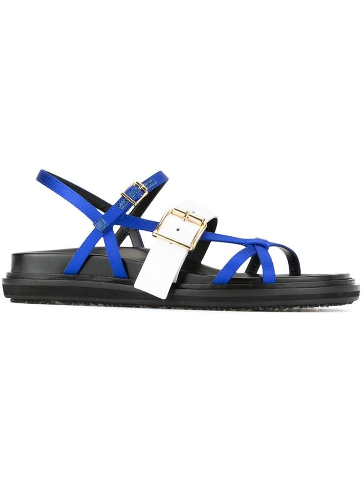 Marni Fussbet Sandals - Blue