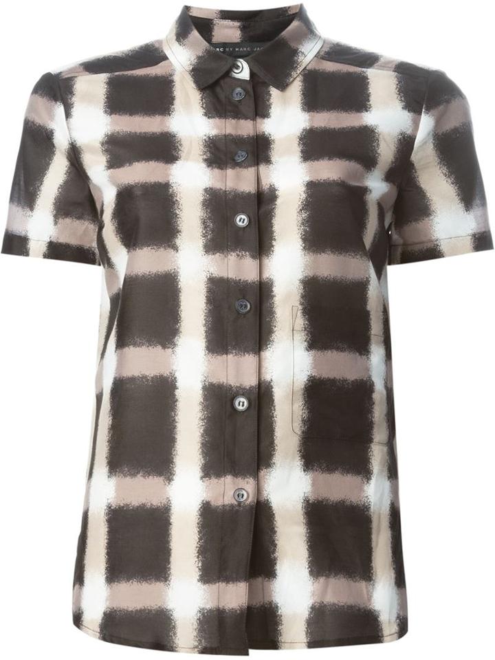 Marc By Marc Jacobs Short Sleeve Check Shirt