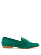Blue Bird Shoes Suede Loafers - Green