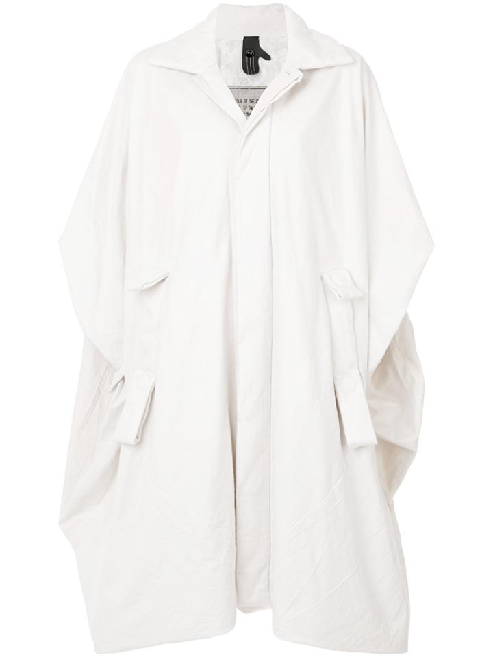Bernhard Willhelm Slouched Shirt Coat - White