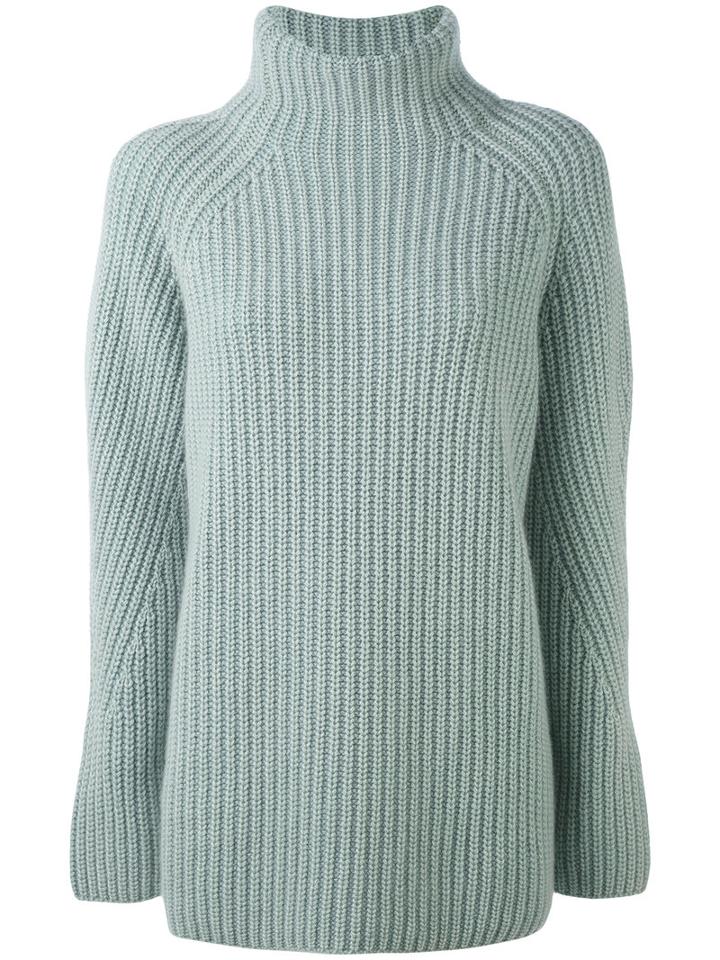 Iris Von Arnim - Polo Jumper - Women - Cashmere - M, Green, Cashmere