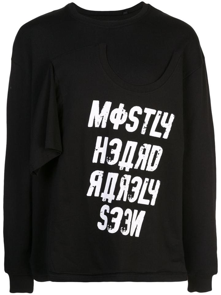 Mostly Heard Rarely Seen Demna Sweatshirt - Black