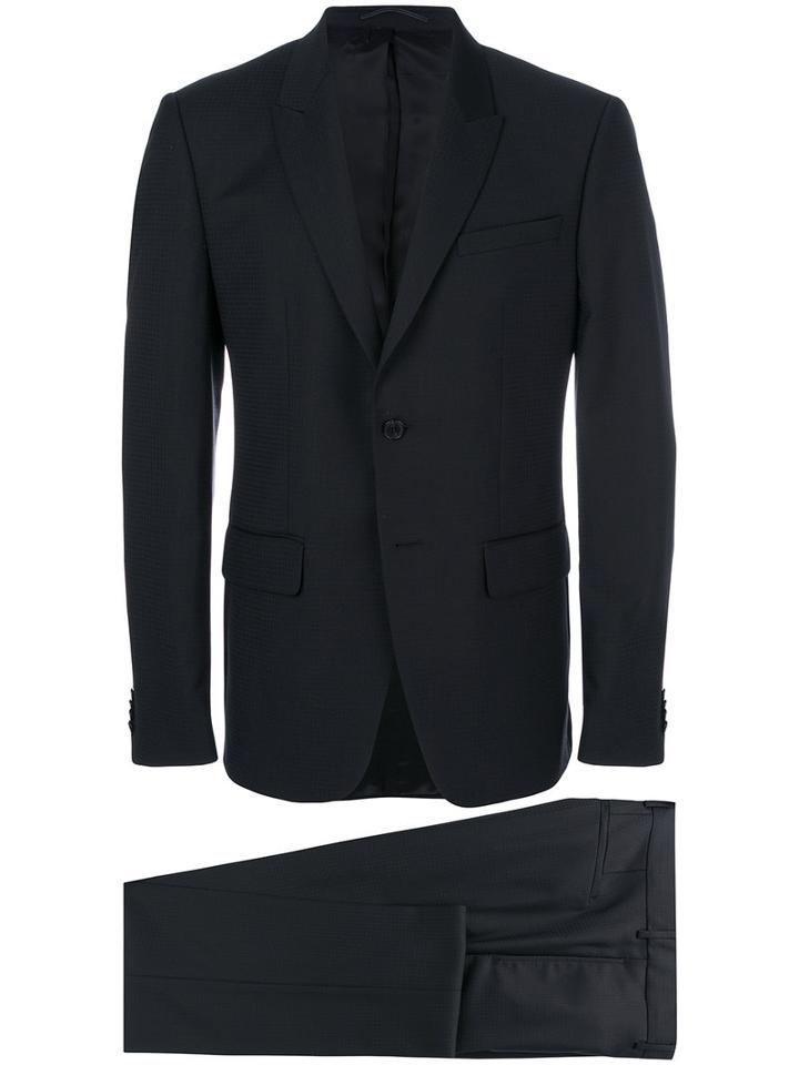 Givenchy - Tonal Check Two Piece Suit - Men - Cotton/acetate/cupro/wool - 48, Black, Cotton/acetate/cupro/wool