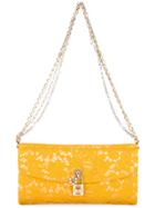 Dolce & Gabbana Taormina Lace Clutch - Yellow & Orange