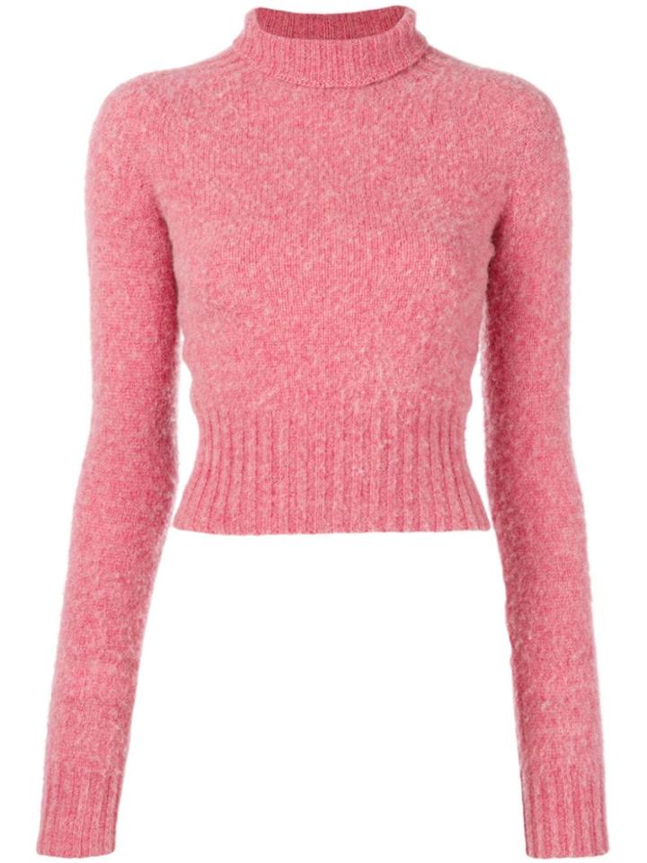 Victoria Beckham Turtle Neck Jumper - Pink