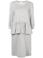 Peter Jensen Peplum Style Dress - Grey