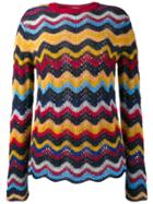 Marni Wave Knit Sweater - Orange