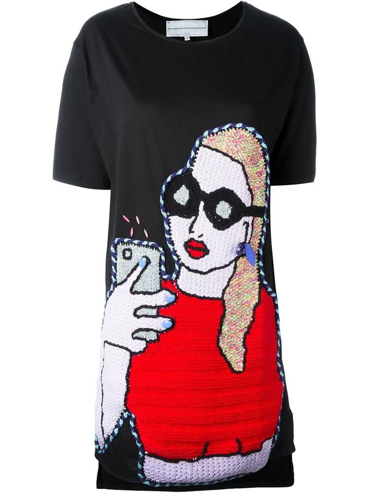 Michaela Buerger 'selfish' Knitted Oversize T-shirt