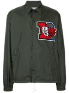 Facetasm Varsity Shirt Jacket - Black