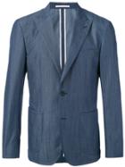 Hardy Amies Slub Blazer - Blue