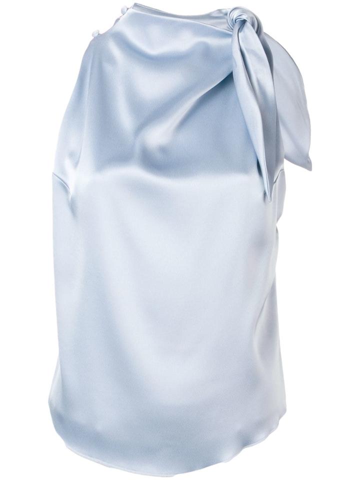 Nanushka Tie Neck Blouse - Purple