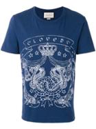 Gucci - Loved Print T-shirt - Men - Cotton - L, Blue, Cotton