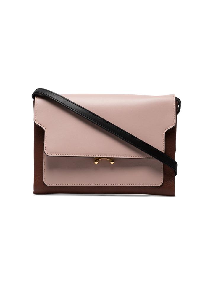 Marni Trunk Narrow Shoulder Bag - Pink & Purple