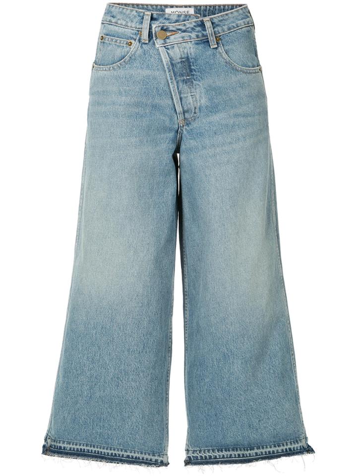 Monse Wide Leg Jeans - Blue