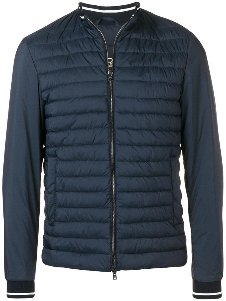 Herno Quilted Fitted Jacket - Blue