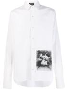 Ann Demeulemeester Graphic Shirt - White
