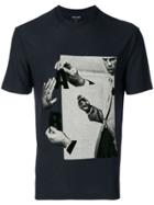 Giorgio Armani Graphic Print T-shirt - Blue
