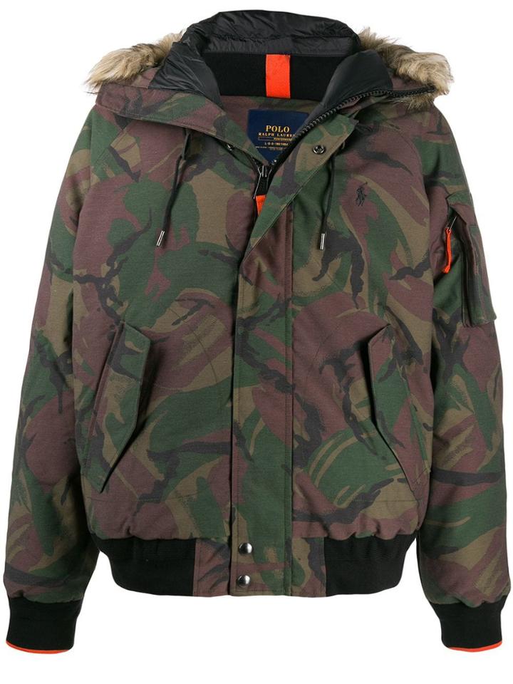 Polo Ralph Lauren Feather Down Hooded Parka - Green