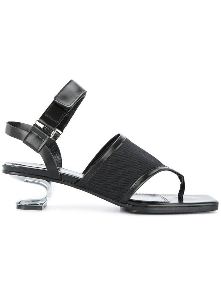 Nicole Saldaña Kas Sandals - Black