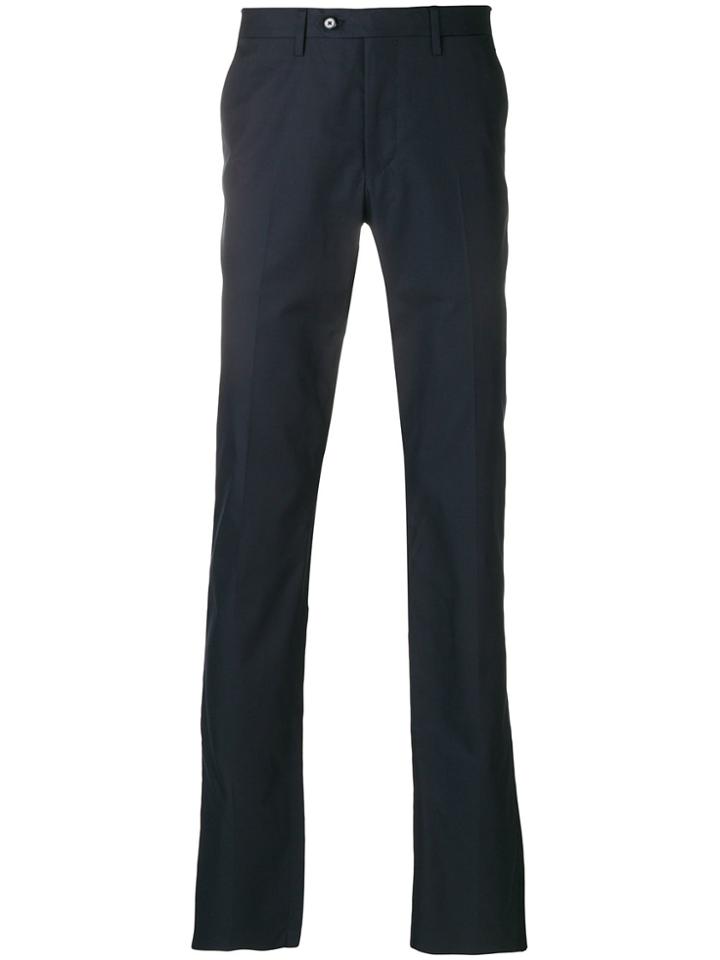 Larusmiani Straight-leg Trousers - Blue