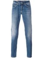 Dondup 'george' Jeans, Men's, Size: 34, Blue, Cotton/spandex/elastane/polyester