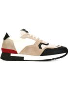 Givenchy Colour Block Sneakers, Men's, Size: 44, Nude/neutrals, Calf Leather/nylon/suede/leather