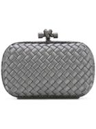Bottega Veneta Light Grey Intrecciato Impero Knot