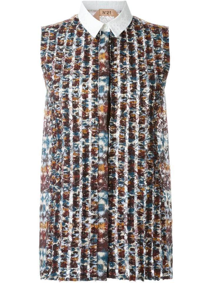 N.21 'chelsie' Sleeveless Shirt