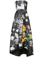 Sachin & Babi Cathy Floral Gown - Black