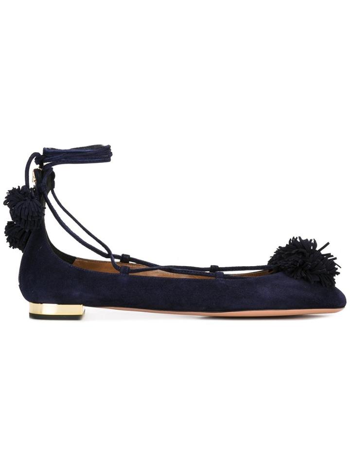 Aquazzura 'sunshine' Ballerinas - Blue