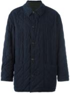 Hermès Vintage Quilted Reversible Coat, Men's, Size: 48, Blue