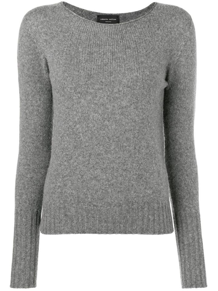 Roberto Collina Mesh Knit Sweater - Grey
