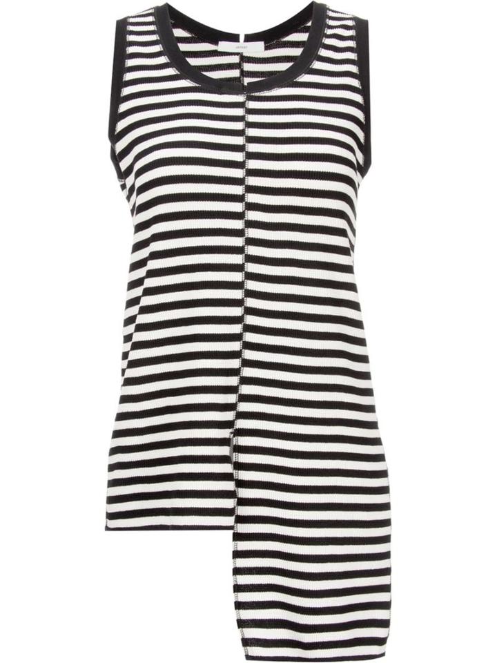 Astraet Striped Asymmetric Tank Top