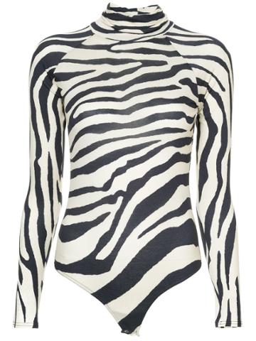 Sykes Zebra Print Bodie - Black