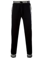 Dolce & Gabbana Hastag Detail Track Pants, Size: 54, Black, Cotton