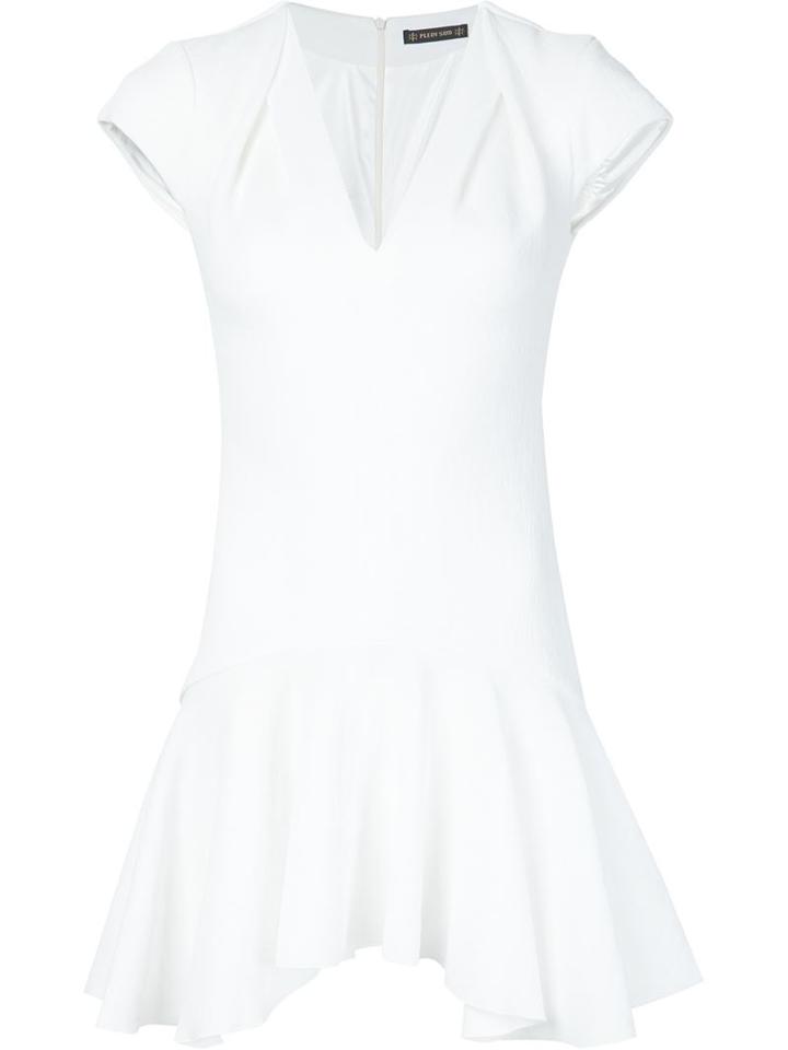 Plein Sud Ruffled Hem Dress