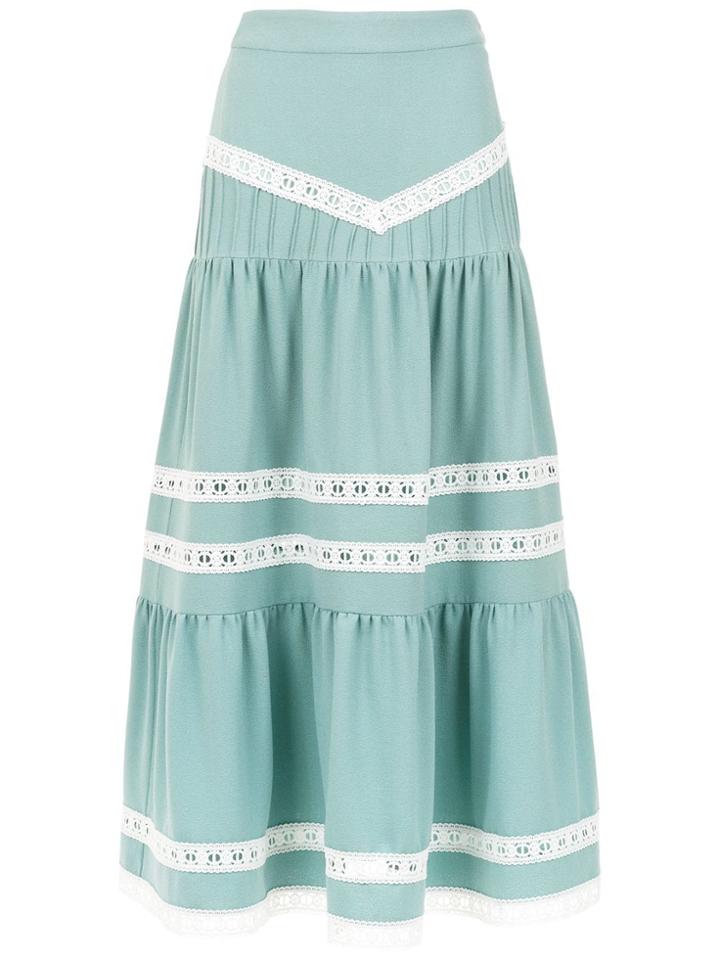 Martha Medeiros Maxi Skirt - Green