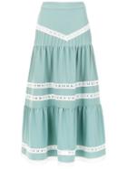 Martha Medeiros Maxi Skirt - Green