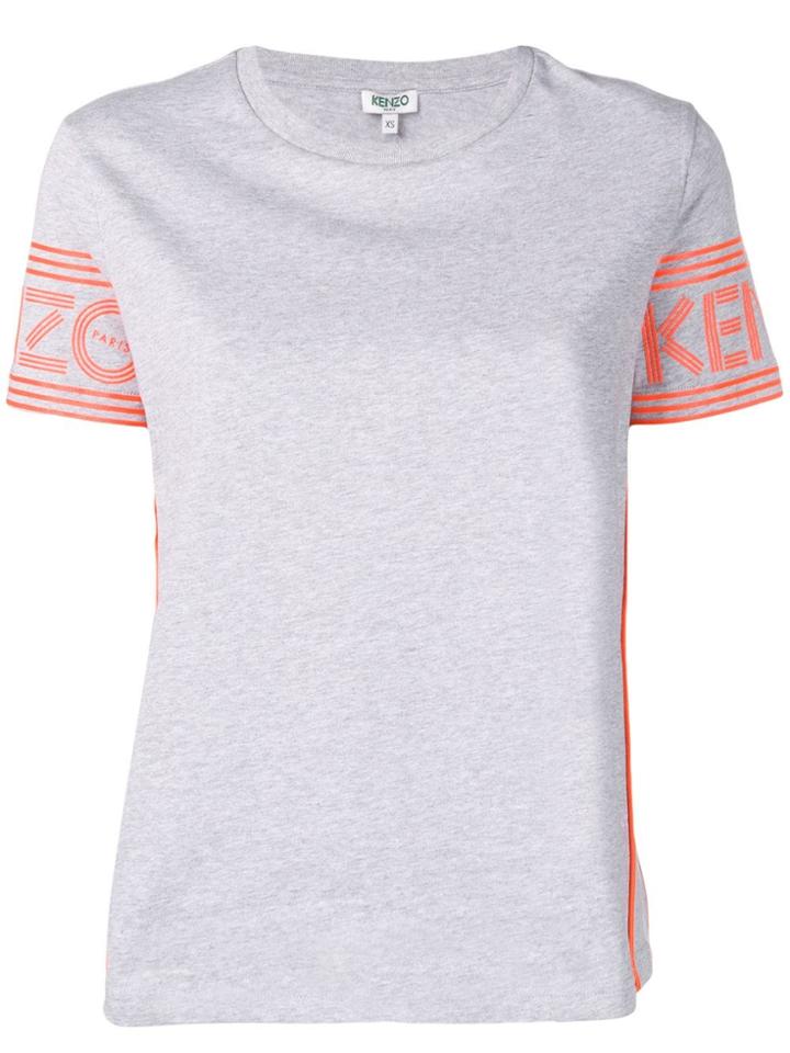 Kenzo Logo Sleeve T-shirt - Grey