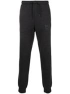 Ea7 Emporio Armani Logo Print Track Trousers - Grey